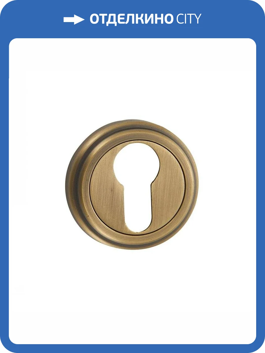 Накладка на цилиндр Vantage, ET03M матовая бронза фото 2