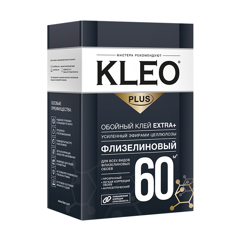 Клей для флизелиновых обоев Kleo Extra Plus 60 360 гр