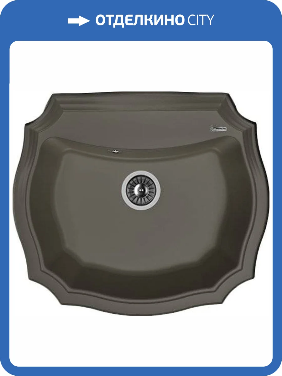 Мойка кухонная Florentina Эмилия 640 антрацит фото 4