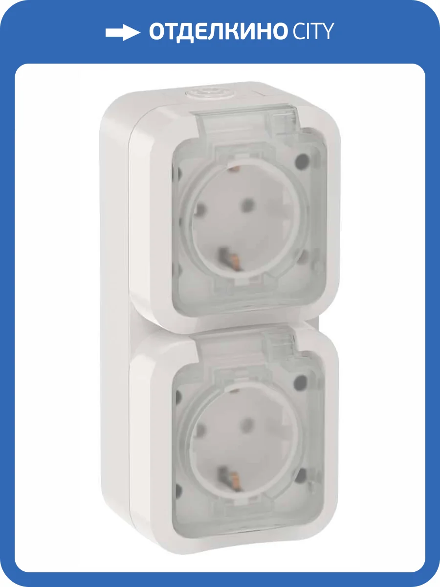 Розетка 2-местная IEK Tors TS-R26-16-55-V-K01 белый фото 8