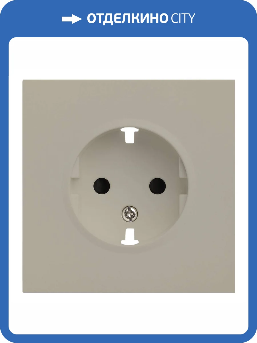 Лицевая панель для розетки 2к+з Rikett 35632 LT латте фото 2