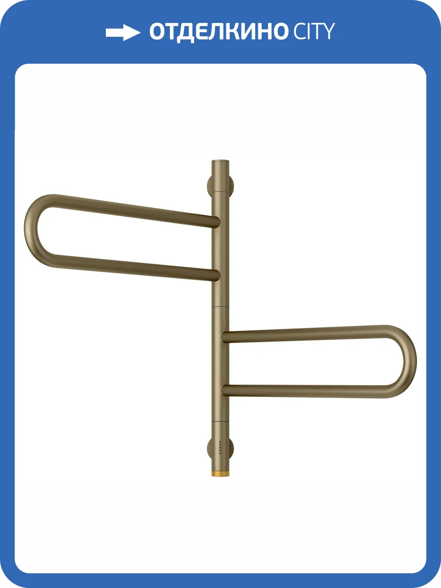 Полотенцесушитель электрический Сунержа Парео 4.0 32-0823-0567 Золотой шёлк, 56.7x53.5 фото 5