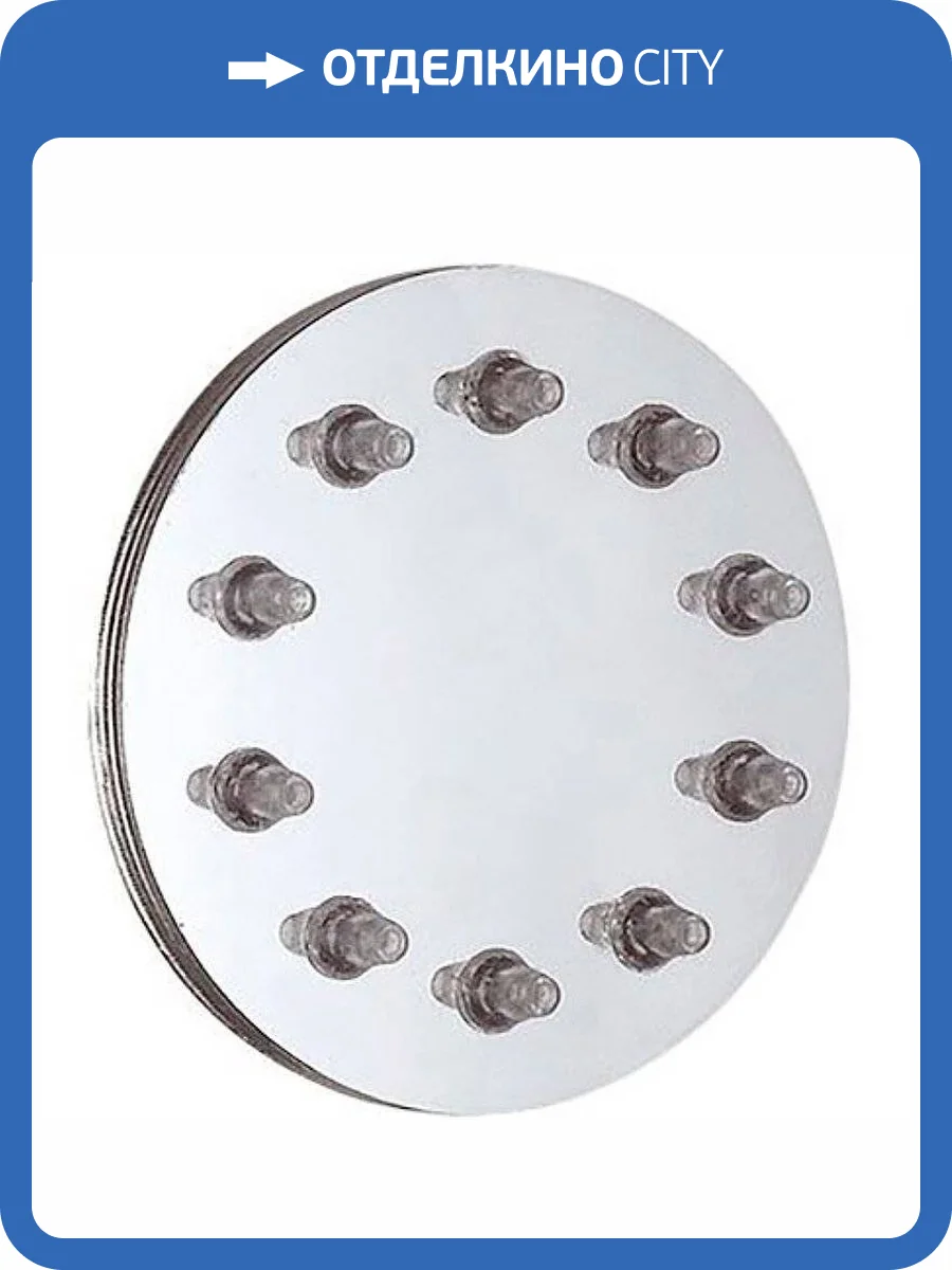 Душевая форсунка Remer NX34JETB хром фото 2