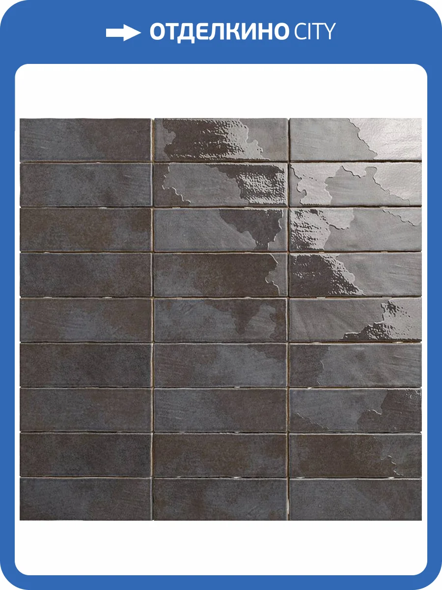 Керамическая плитка Mainzu Korfu PT03982 Black 6.5x20 фото 5