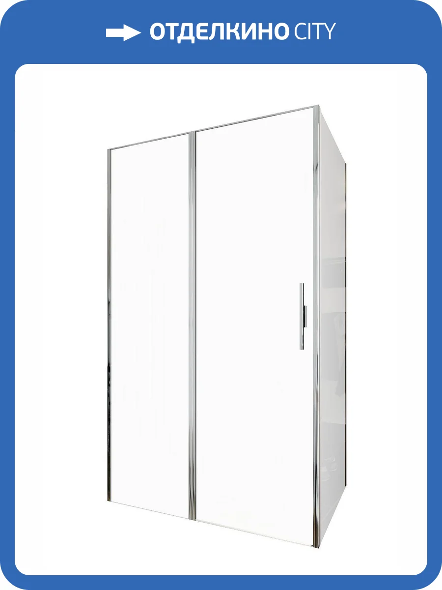 Душевой уголок Allen Brau Priority 3.31031.00 + 3.31046.00 профиль хром, 1200x1000 фото 8