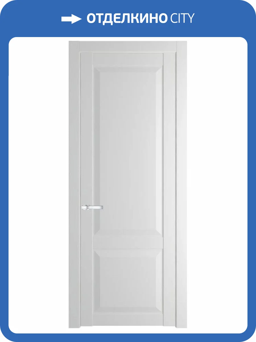 Межкомнатная дверь Profil Doors 1.2.1 PD полотно Крем Вайт 600x2000 фото 2