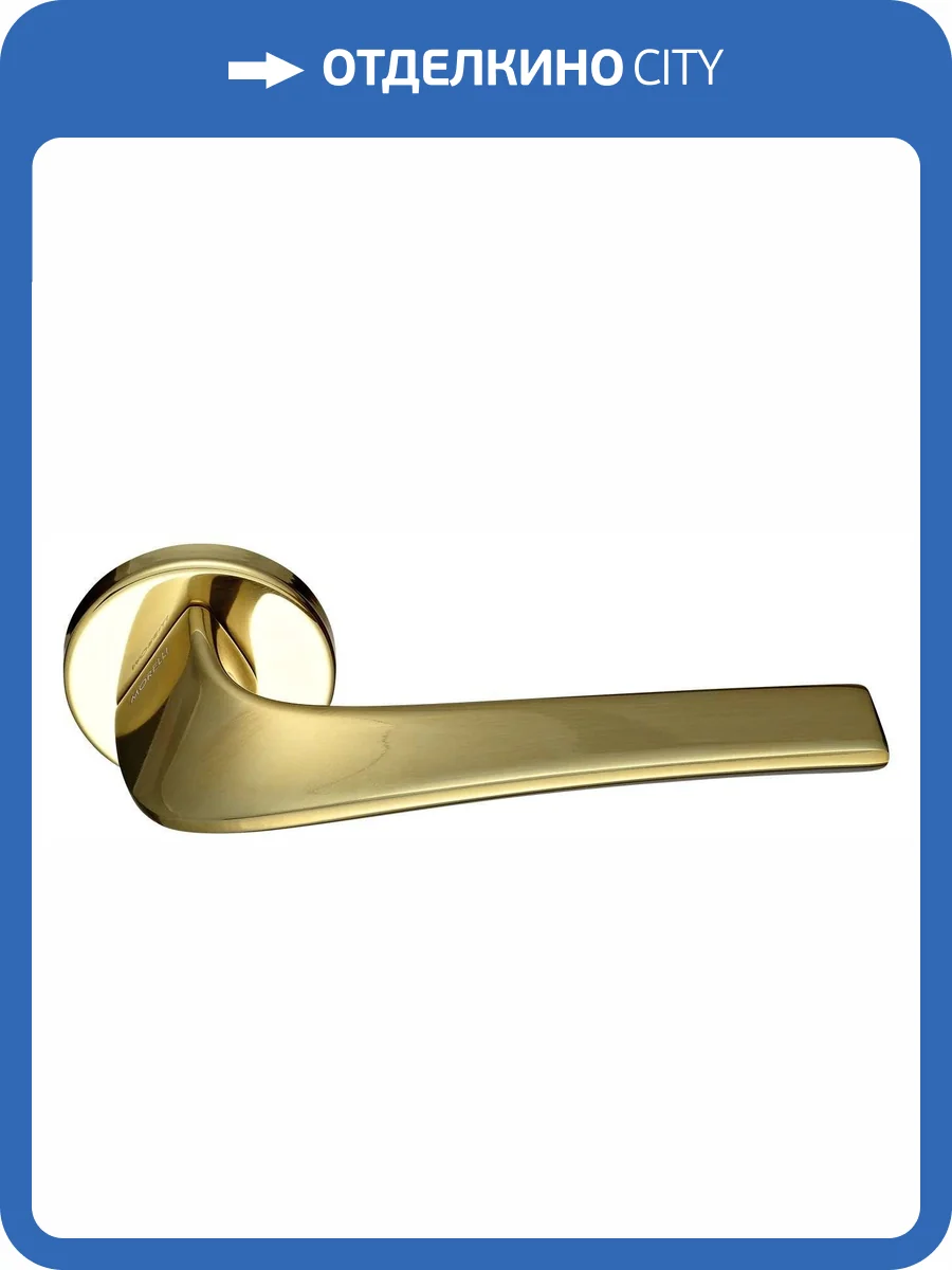 Дверная ручка Morelli COMETA R5 OTL золото толщина розетки - 7мм фото 5