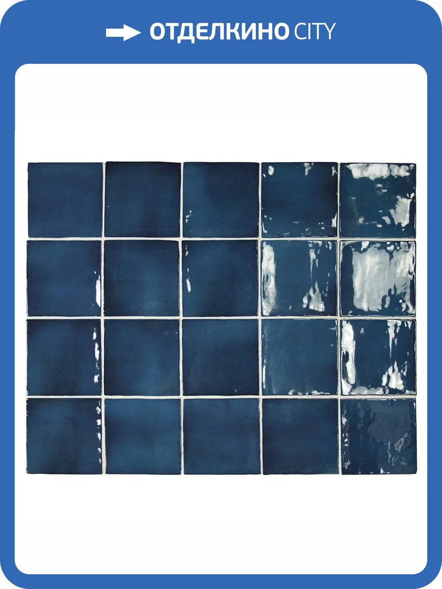 Керамическая плитка Equipe Manacor 26920 Ocean Blue 10x10 фото 2