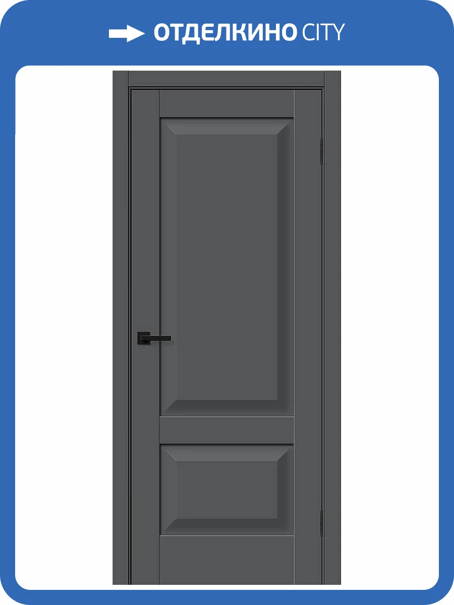 Межкомнатная дверь Bravo Прима-22 полотно Stormy Silk 800x2000 фото 2