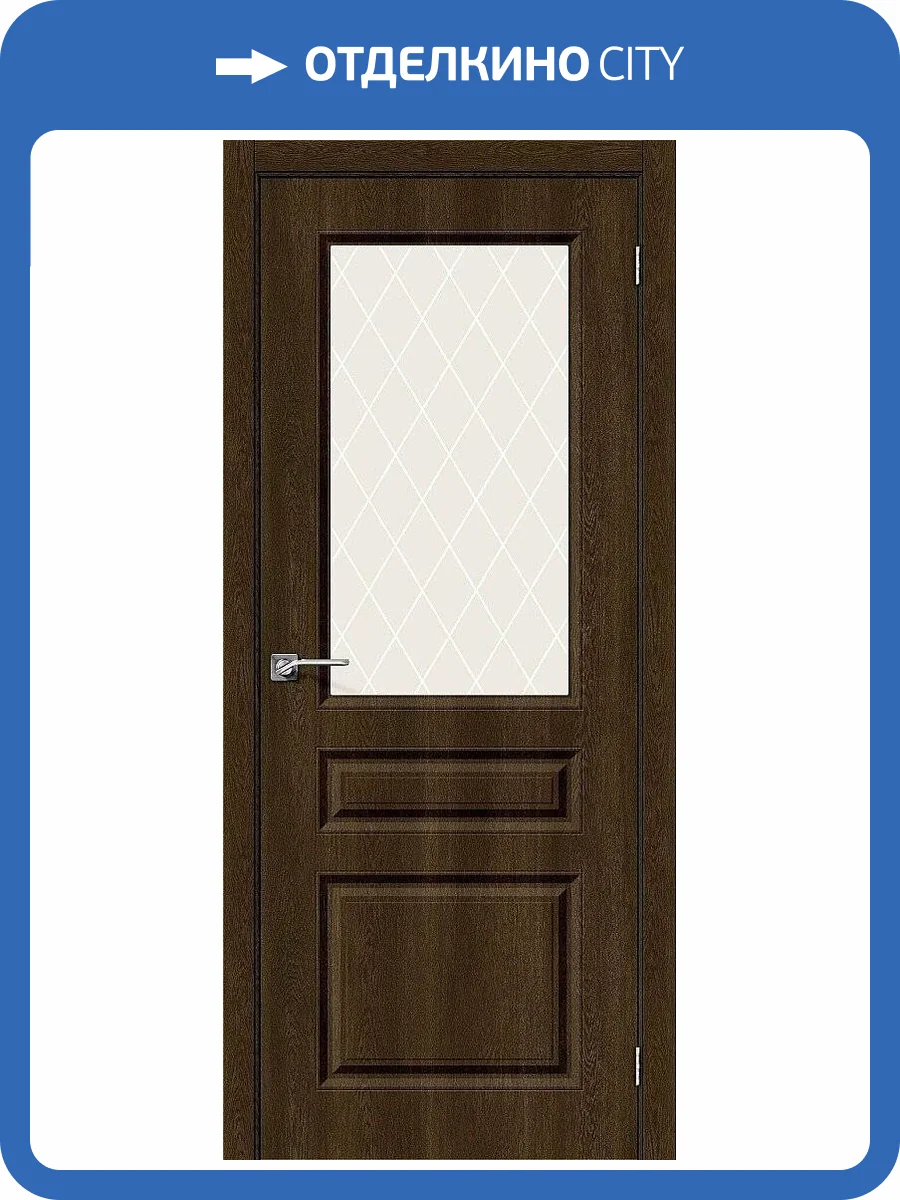 Межкомнатная дверь Bravo 146-0220 Скинни-15 Dark Barnwood 200x70 фото 2