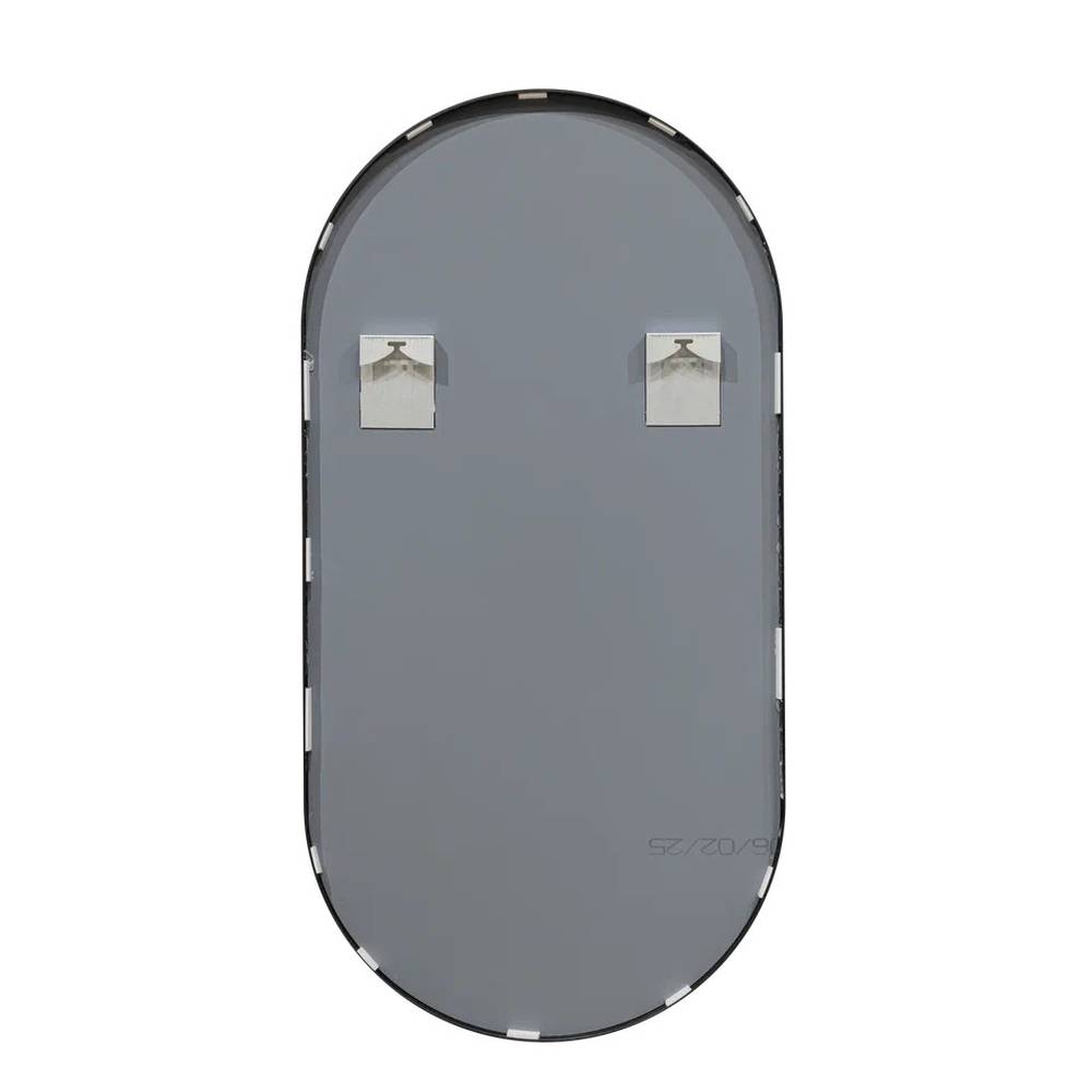 Зеркало Dreja Glow 99.2036 черный, 50x100 фото 2