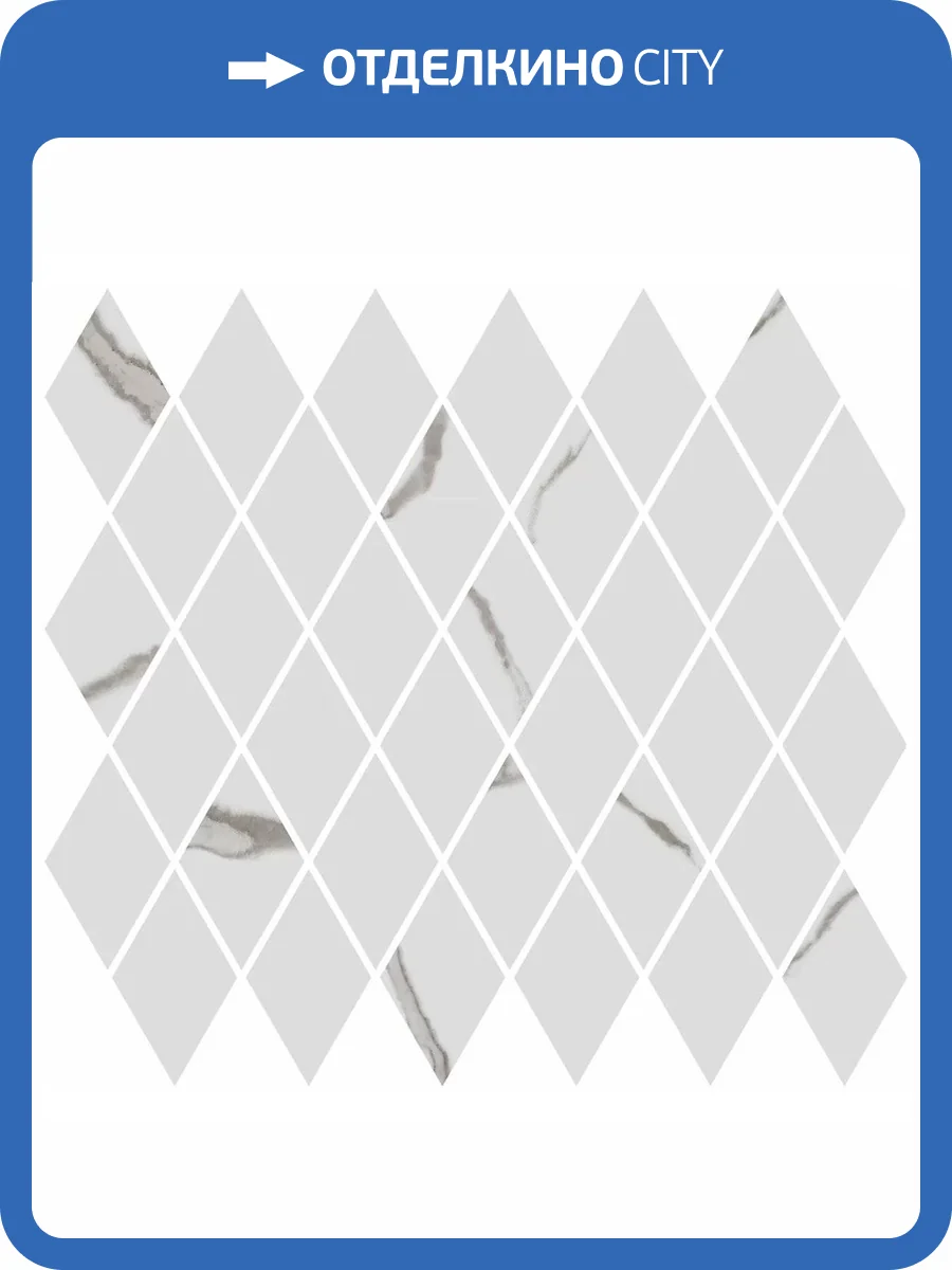 Мозаика Kerama Marazzi Монте Тиберио T054/48022 Белый Глянцевый 35x37.5 фото 8