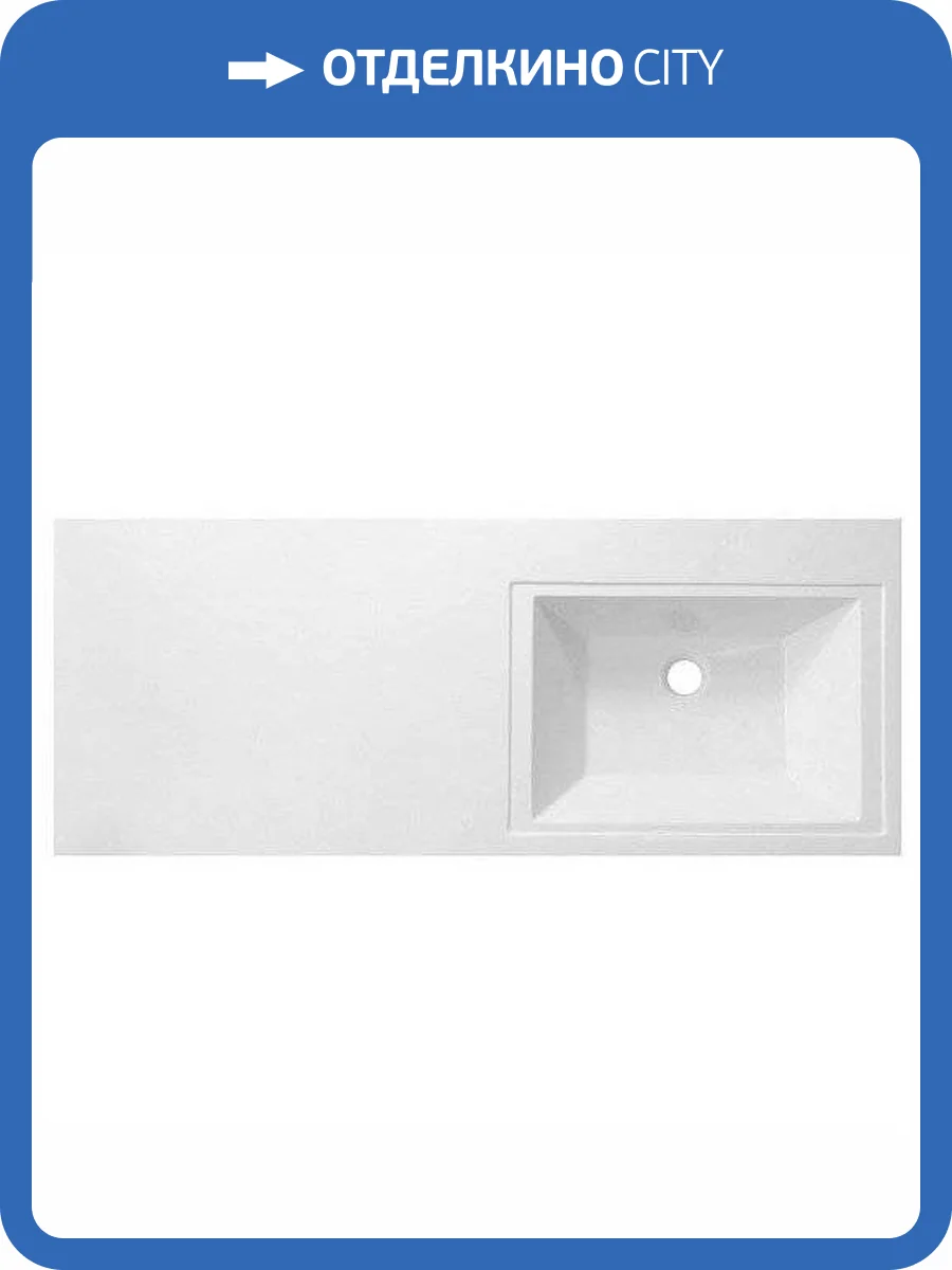 Раковина Corozo Мадлен 5219130 правая, 130 см фото 2