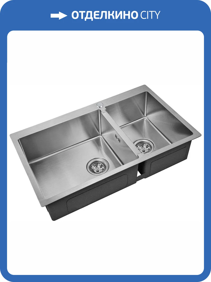 Мойка кухонная Zorg Inox R 78-2-51 L фото 3