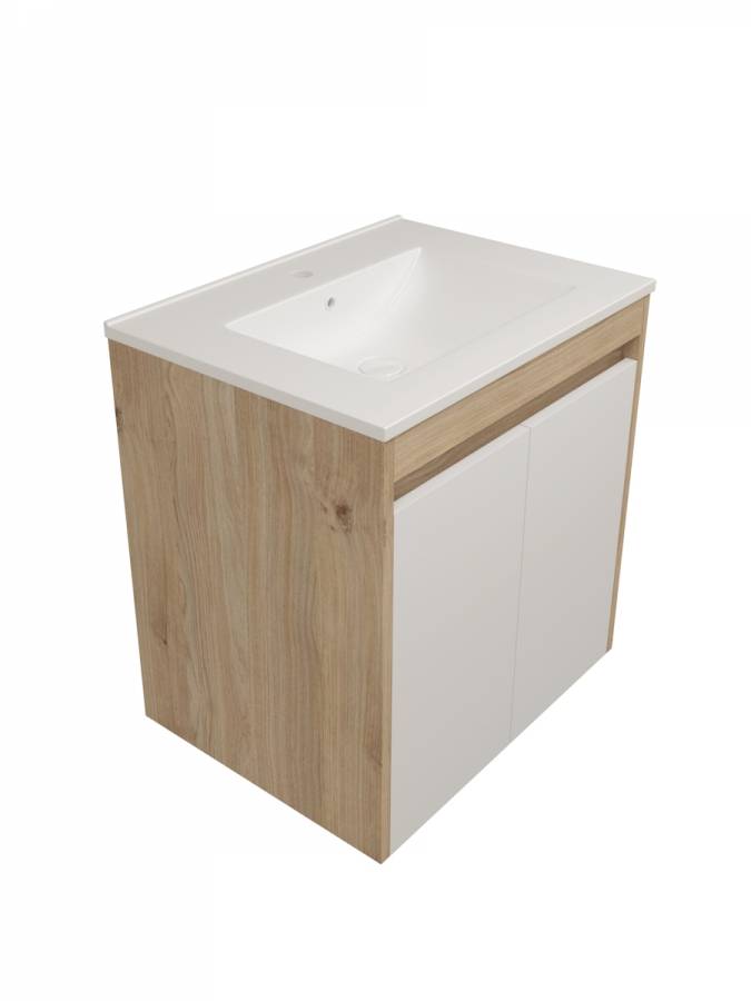 Тумба под раковину Watersense Paula W00895 дуб, 60 см