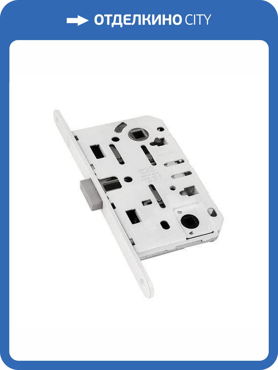 Замок AGB Mediana Polaris B06102.50.FM.567 белый, с ответной планкой B02402.05.91 фото 6