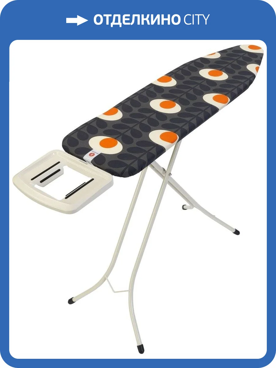 Гладильная доска Brabantia B 119224 124х38 овальные цветы фото 11