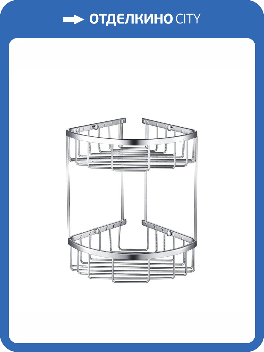 Полка угловая двойная Timo Nelson 150082/00 хром фото 3