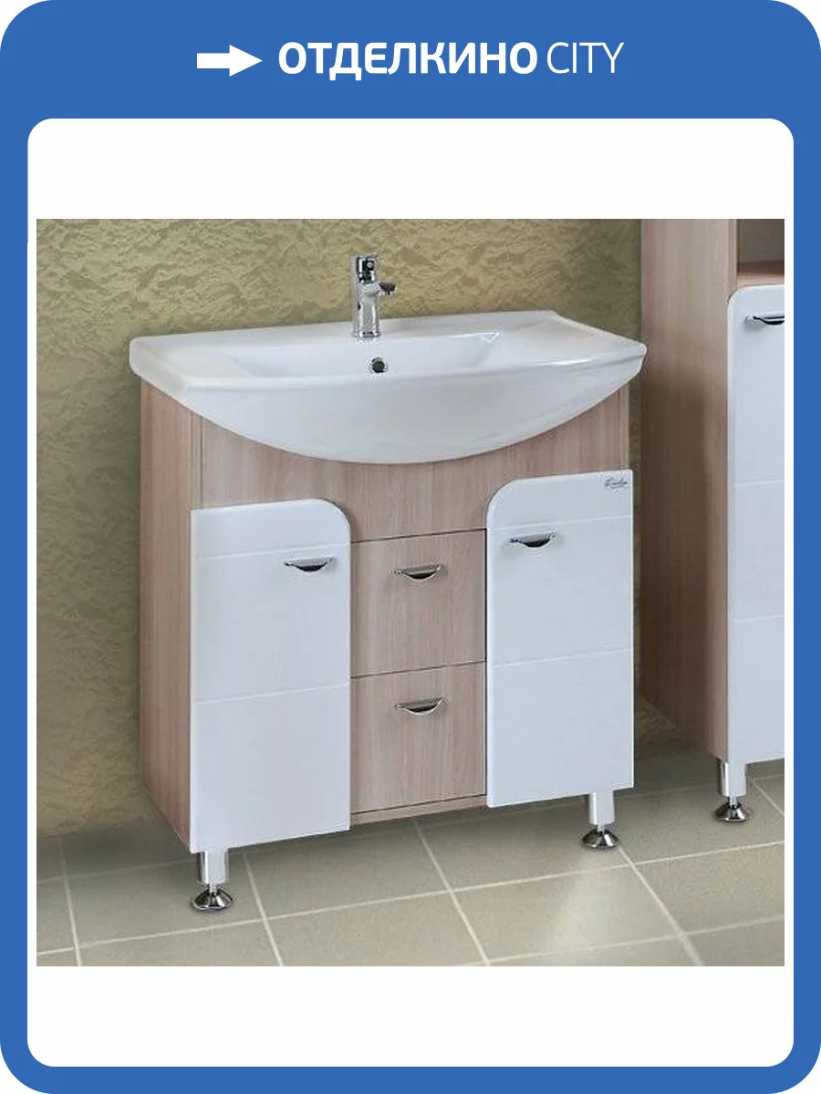 Тумба с раковиной Onika Стиль 75 фото 8