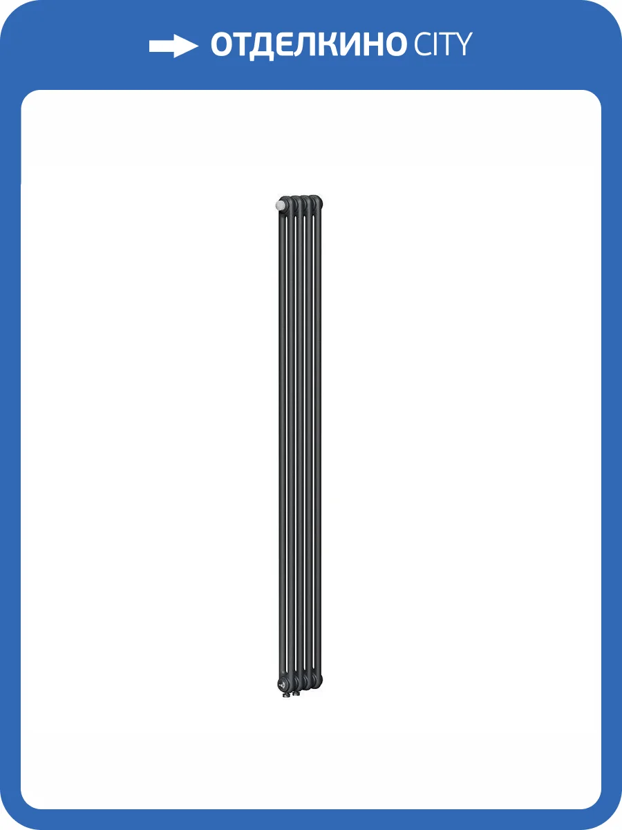 Стальной трубчатый радиатор отопления Rifar TUBOG TUB 2180-04-DV1-TI (Титан) фото 3