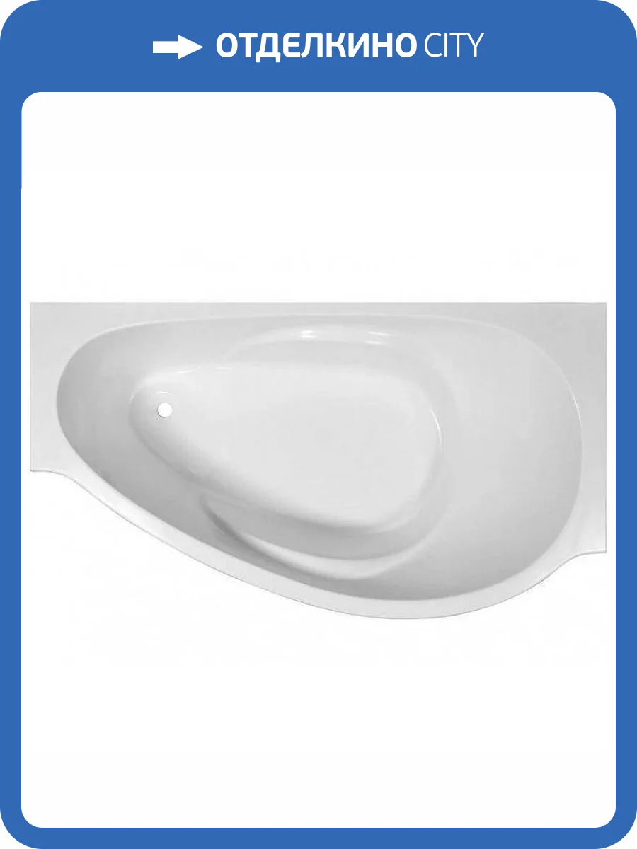 Ванна из искусственного камня Эстет Грация ФР-00014530 170x94 Асимметричная, правая, белая фото 5