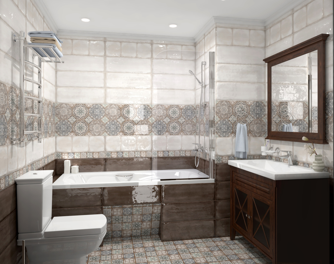 Cersanit Majolica brown