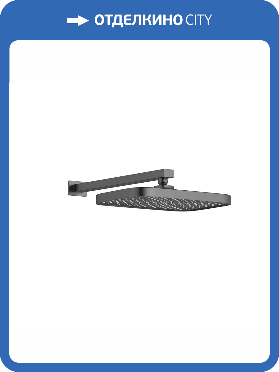 Верхний душ Vincea VSHD-41CGM вороненая сталь фото 3