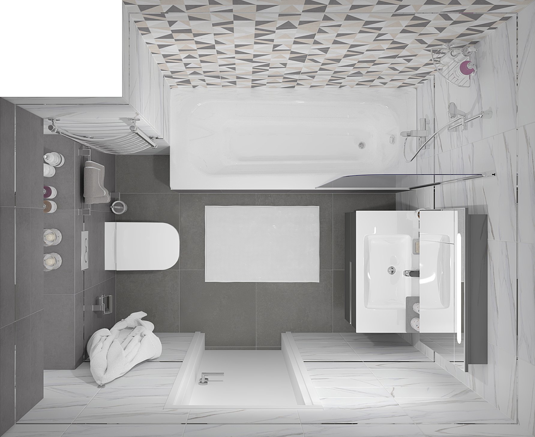 Laparet Elegance мозаика белый фото 5