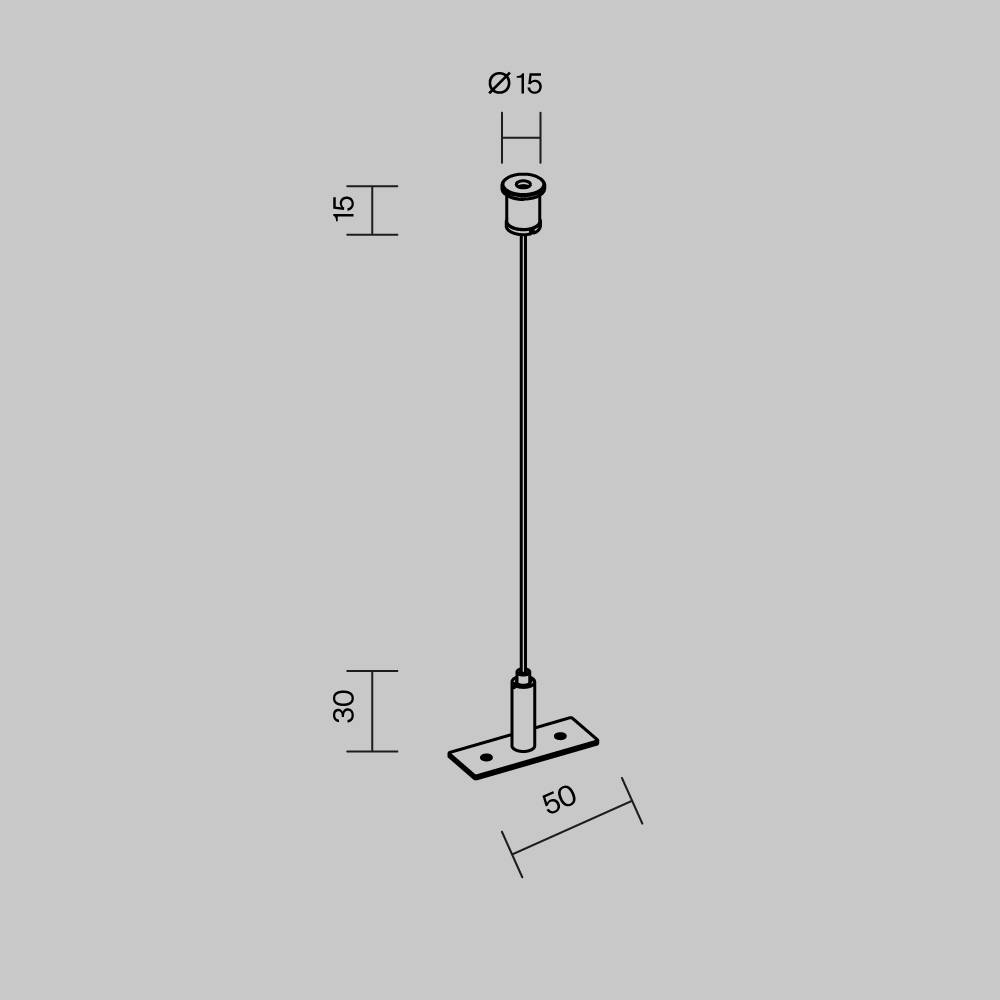 Подвес для трека гибкий Outdoor Elasity IP O-TR001-PW-H2M фото 10