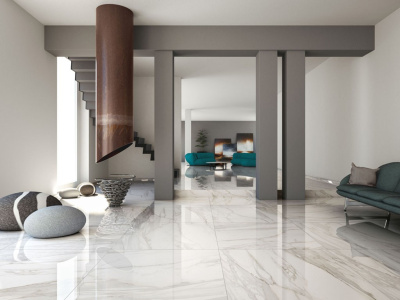 Tuscania Ceramiche White Marble