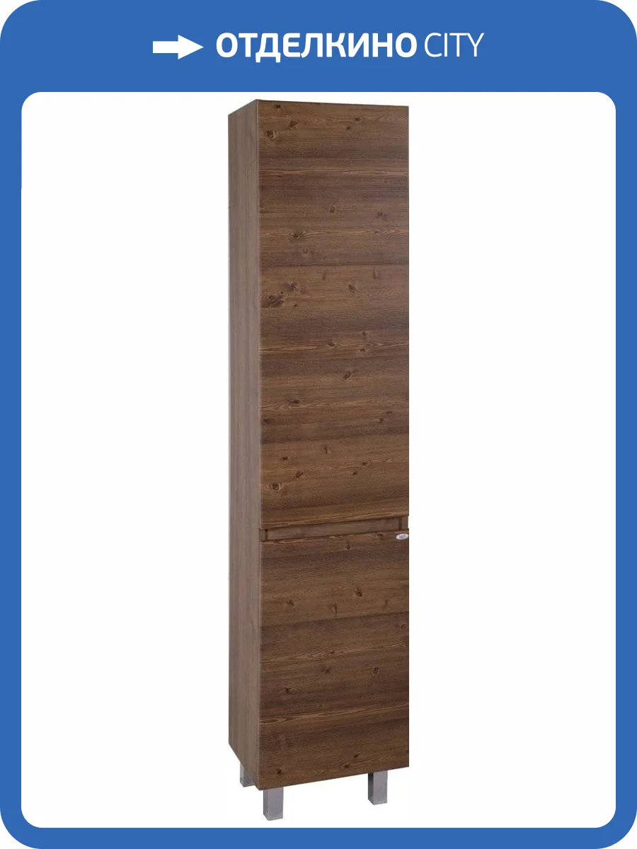 Шкаф-пенал ASB-Mebel Коста 40 R, светлый орех фото 3