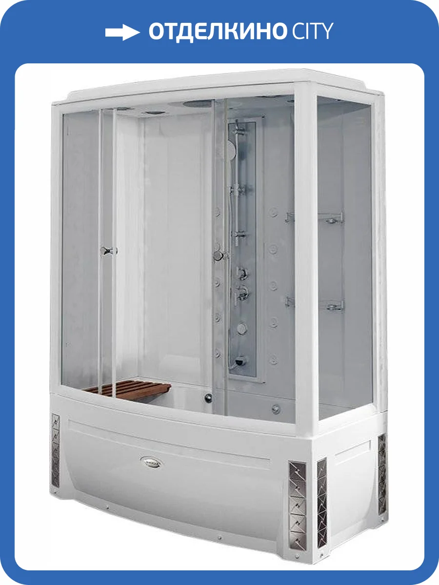 Душевой бокс Radomir Элис 2 левый, стекло матовое фото 7