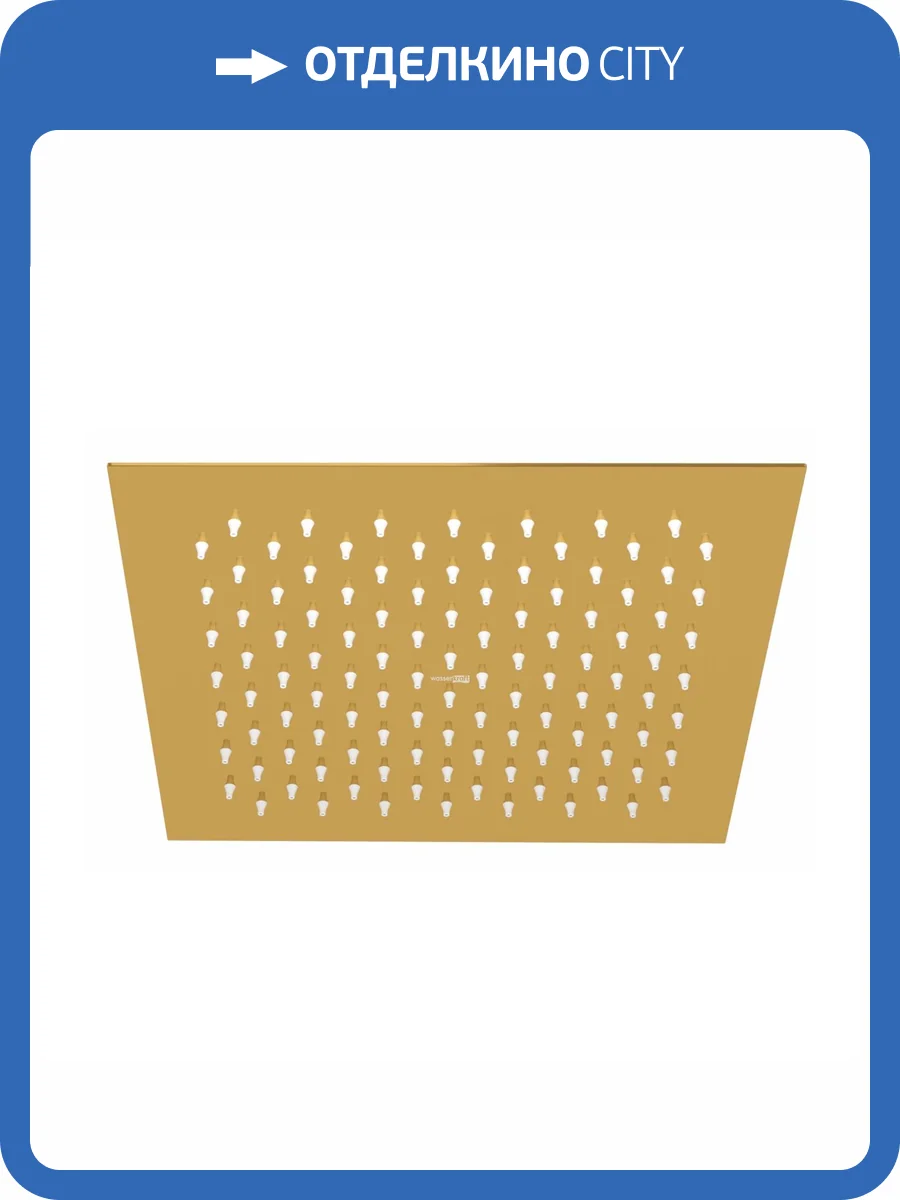 Верхний душ Wasserkraft Sauer A256 золотой фото 3