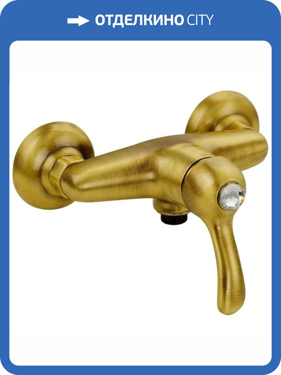 Смеситель для душа Migliore Lem Swarovski 18876 бронза фото 3