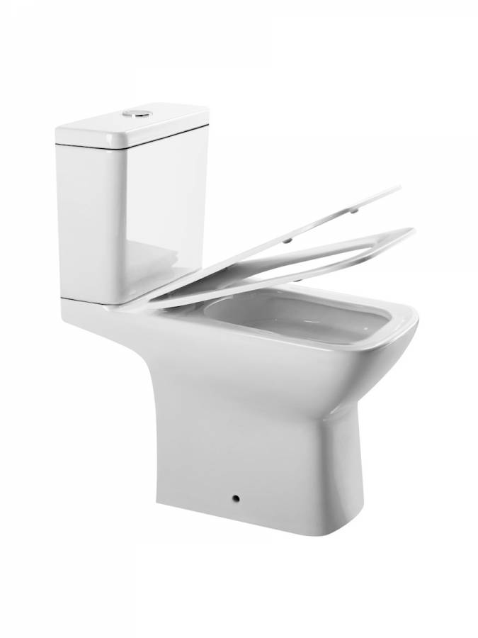 Унитаз-компакт Watersense Nancy Vortex W00750 безободковый, сиденье микролифт