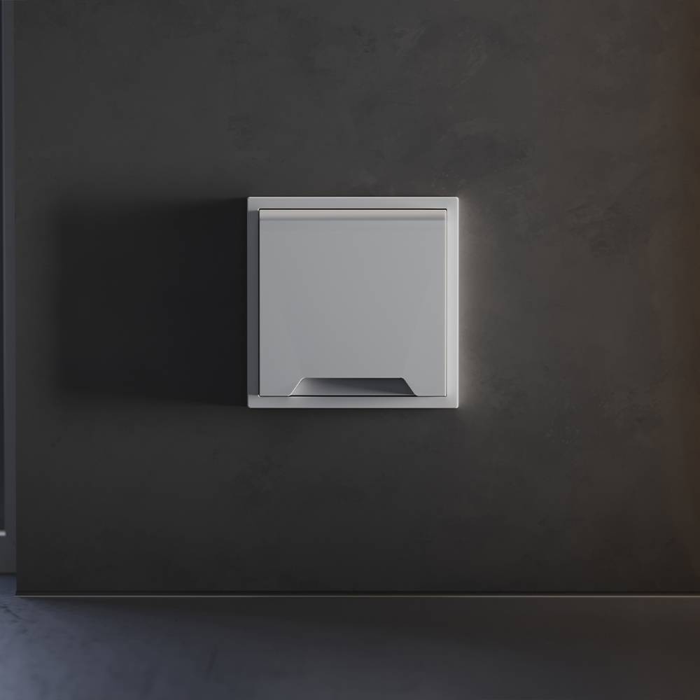 Лицевая панель для розетки с заземлением, шторками и крышкой Voltum S70 VLS000816 серый фото 3