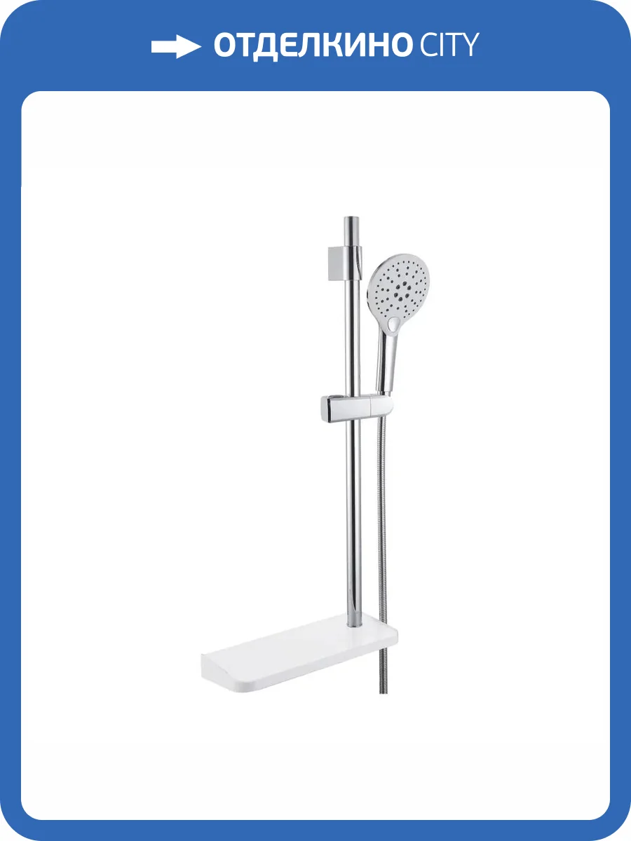 Душевой гарнитур Rose R109 хром фото 3