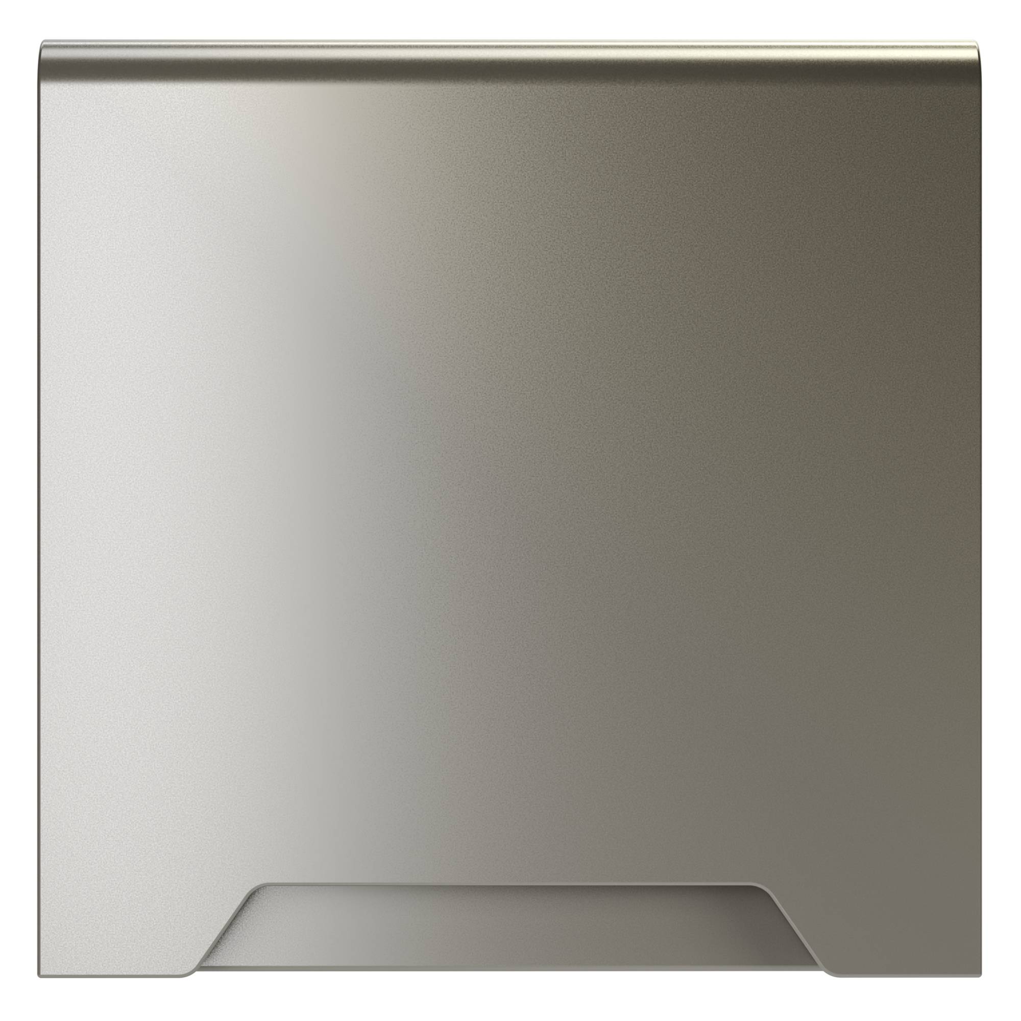 Лицевая панель для розетки с заземлением, шторками и крышкой Voltum S70 VLS000804 шелк фото 2