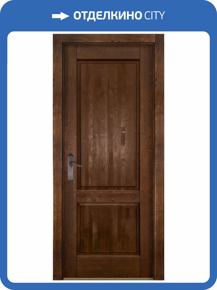 Межкомнатная дверь Ока М5 полотно Античный орех 600x2000 фото 2