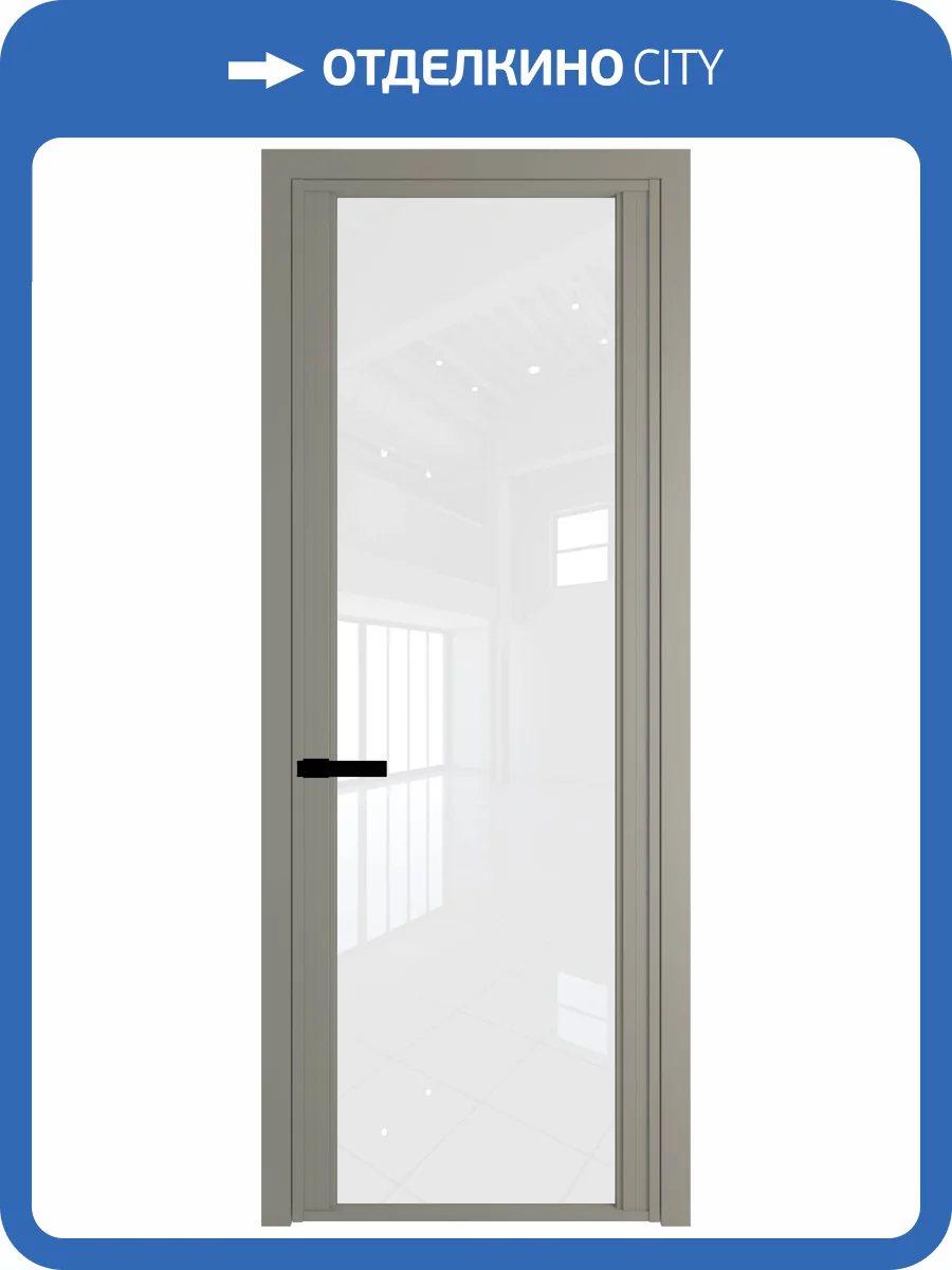 Межкомнатная дверь Profil Doors 2 AGP цвет профиля Никель матовый, стекло безопасное 6 мм белый триплекс 700x2000 фото 2
