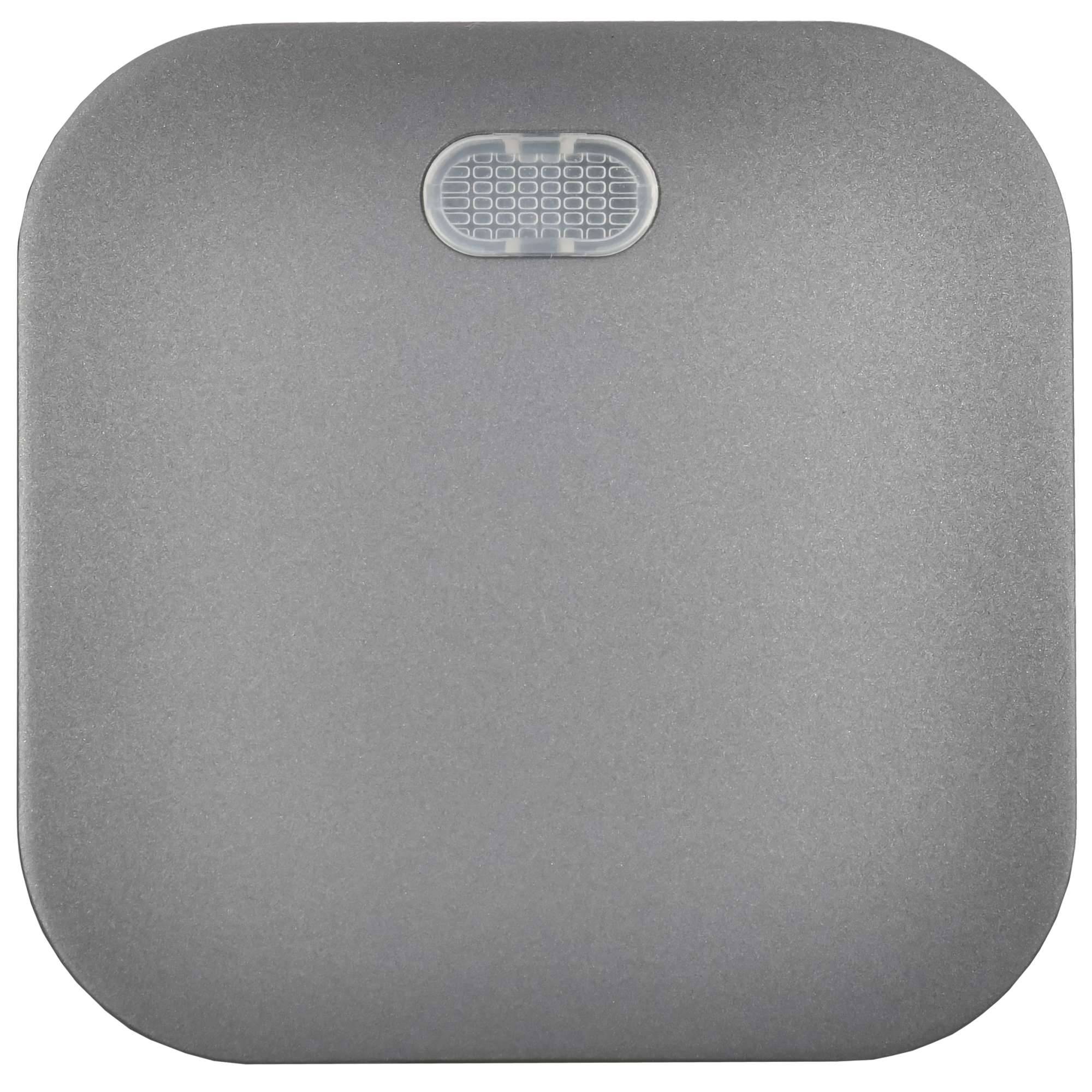 Выключатель 1-клавишный IEK Glory EVH11-K46M-10 сталь матовый фото 3