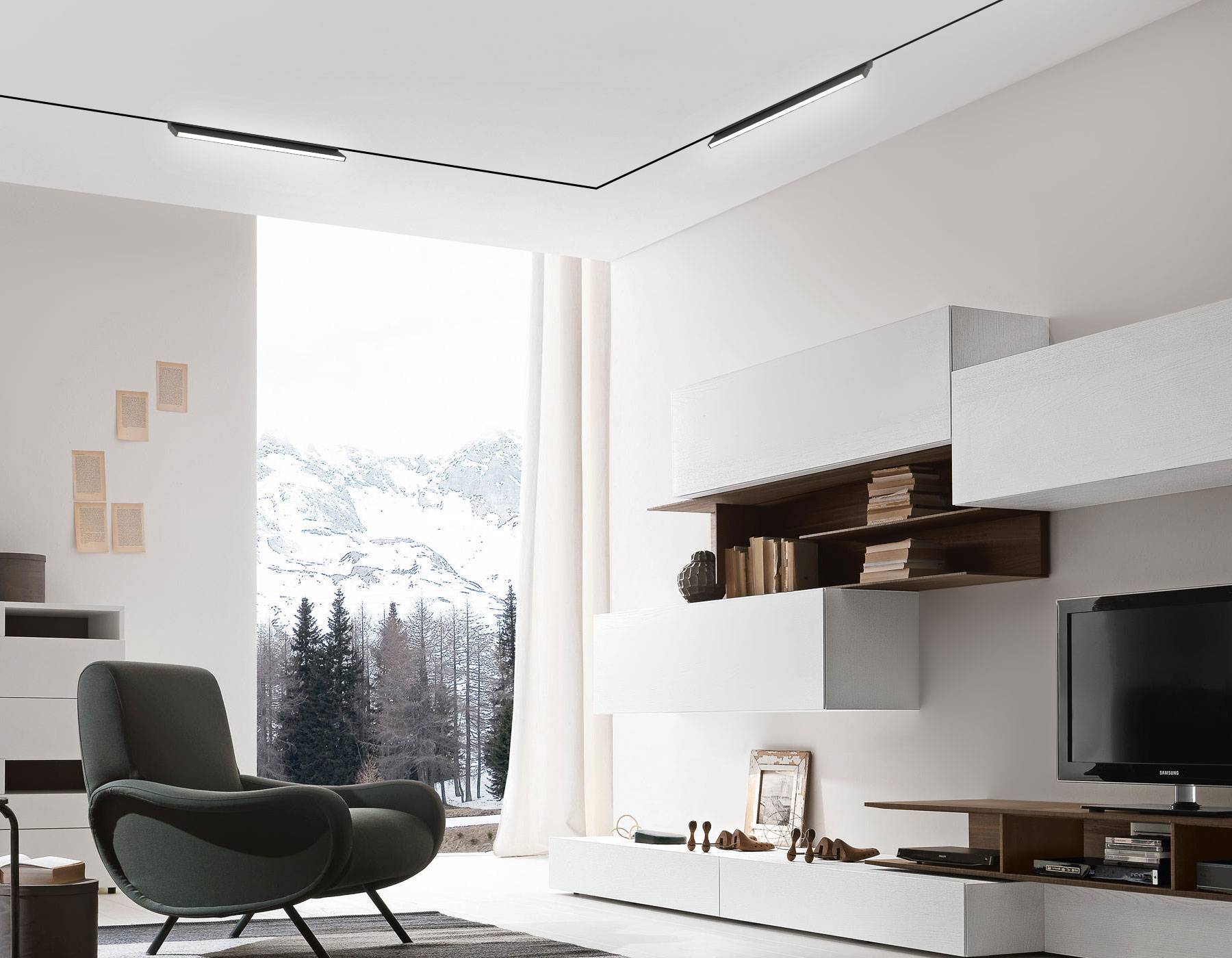 Трековый линейный светодиодный светильник Ambrella light Track System GL2355 фото 5