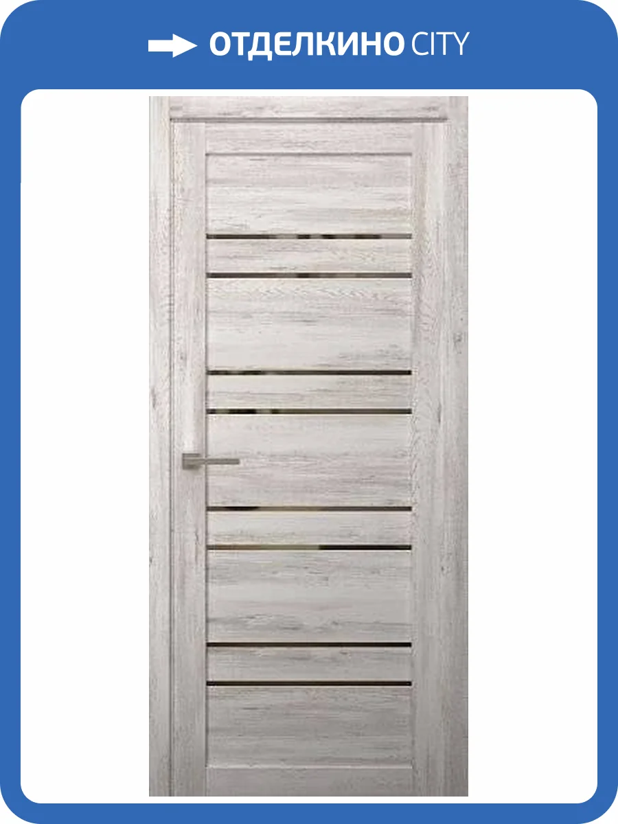 Межкомнатная дверь Albero Мегаполис Дублин полотно Ель альпийская, стекло зеркало 900x2000 фото 2