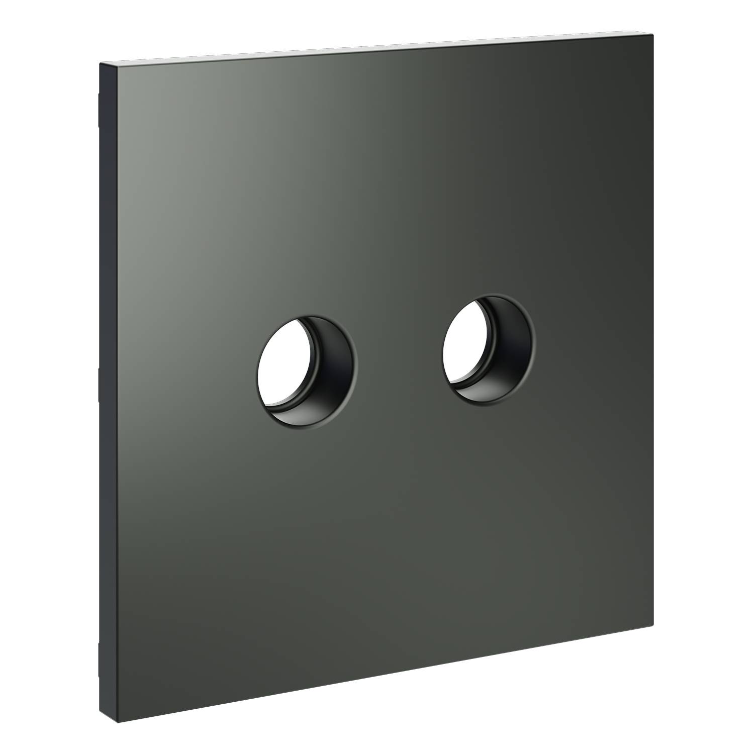 Лицевая панель для двойной ТВ розетки Voltum S70 VLS001606 титан