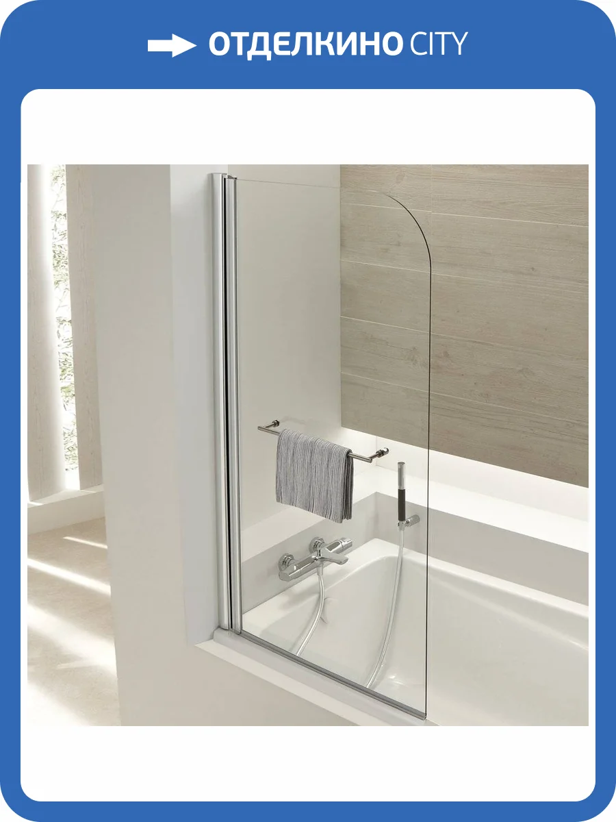 Шторка на ванну Jacob Delafon Odeon Up E4932 фото 5