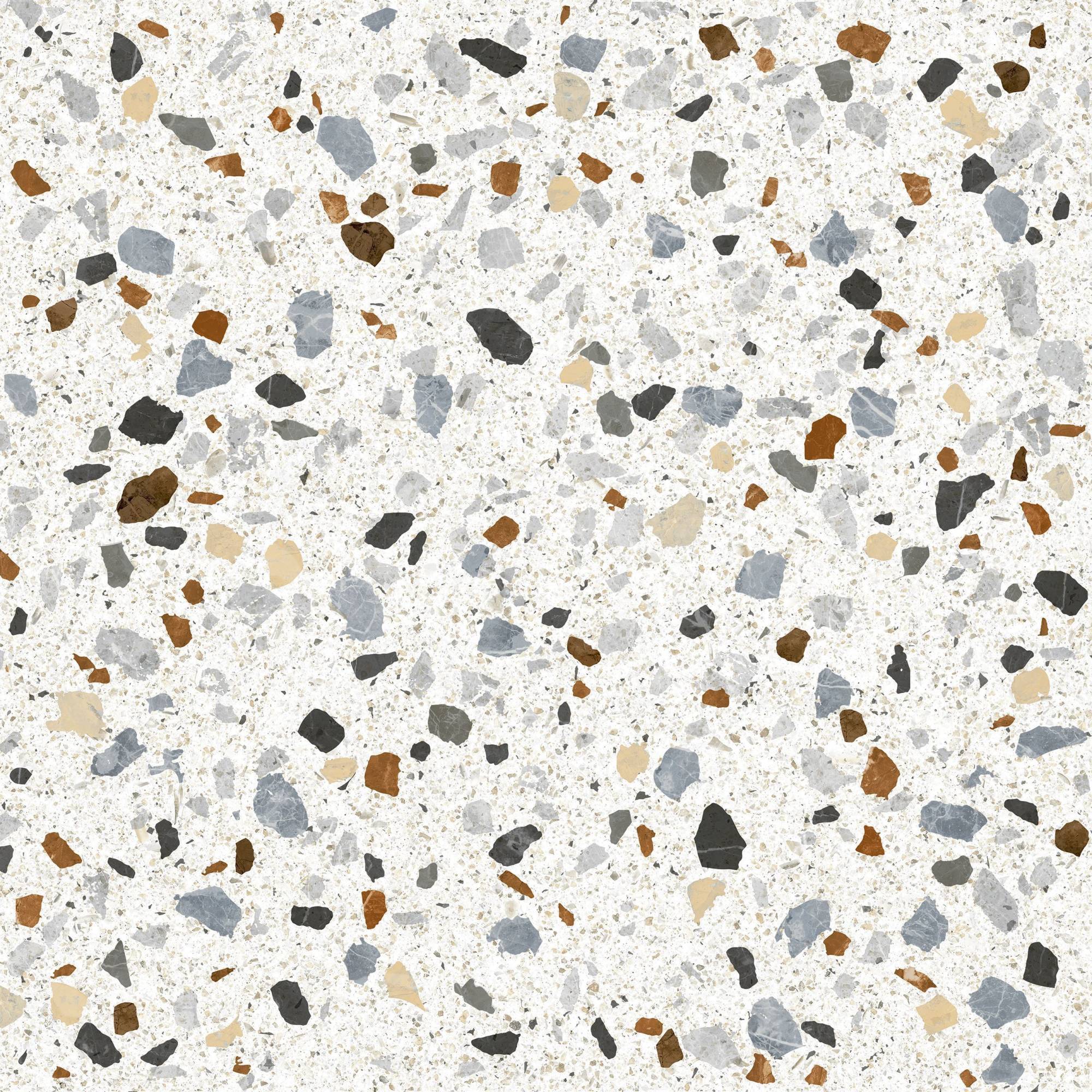 Керамогранит Pieza Ceramica Chips CH006060N White 60x60 фото 3