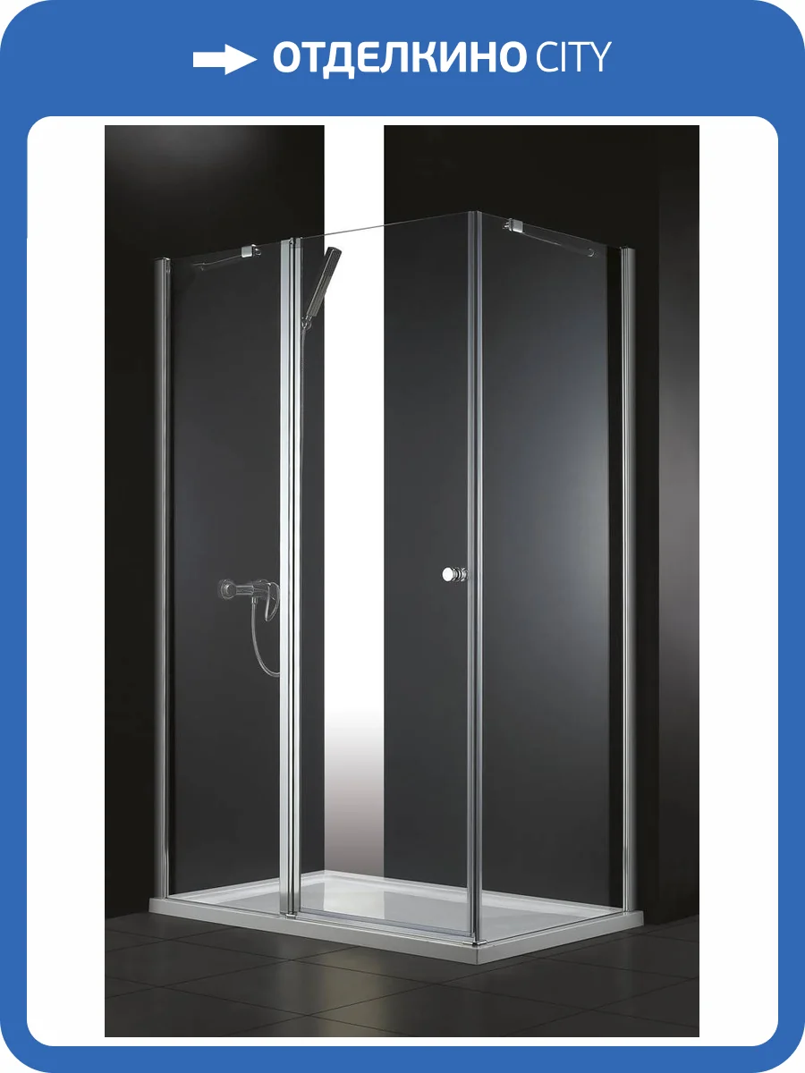 Душевой уголок Cezares ELENA-W-AH-1-120/80-C-Cr профиль хром, стекло прозрачное, 120x80x195 фото 6