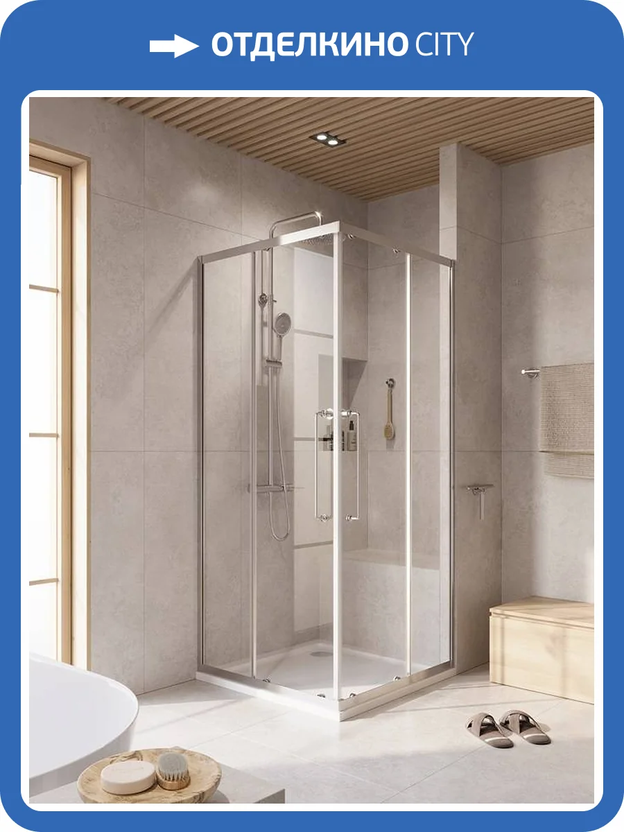 Душевой уголок Cezares Relax RELAX-304-A-2-90-C-CR профиль хром глянцевый, стекло прозрачное, 90x90x200 фото 7