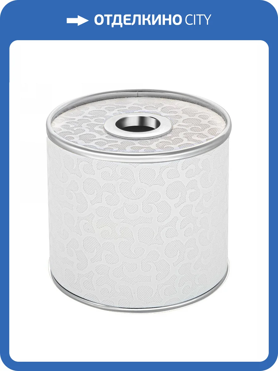 Бокс для салфеток Geralis S-FWH flower белая, кант хром фото 4