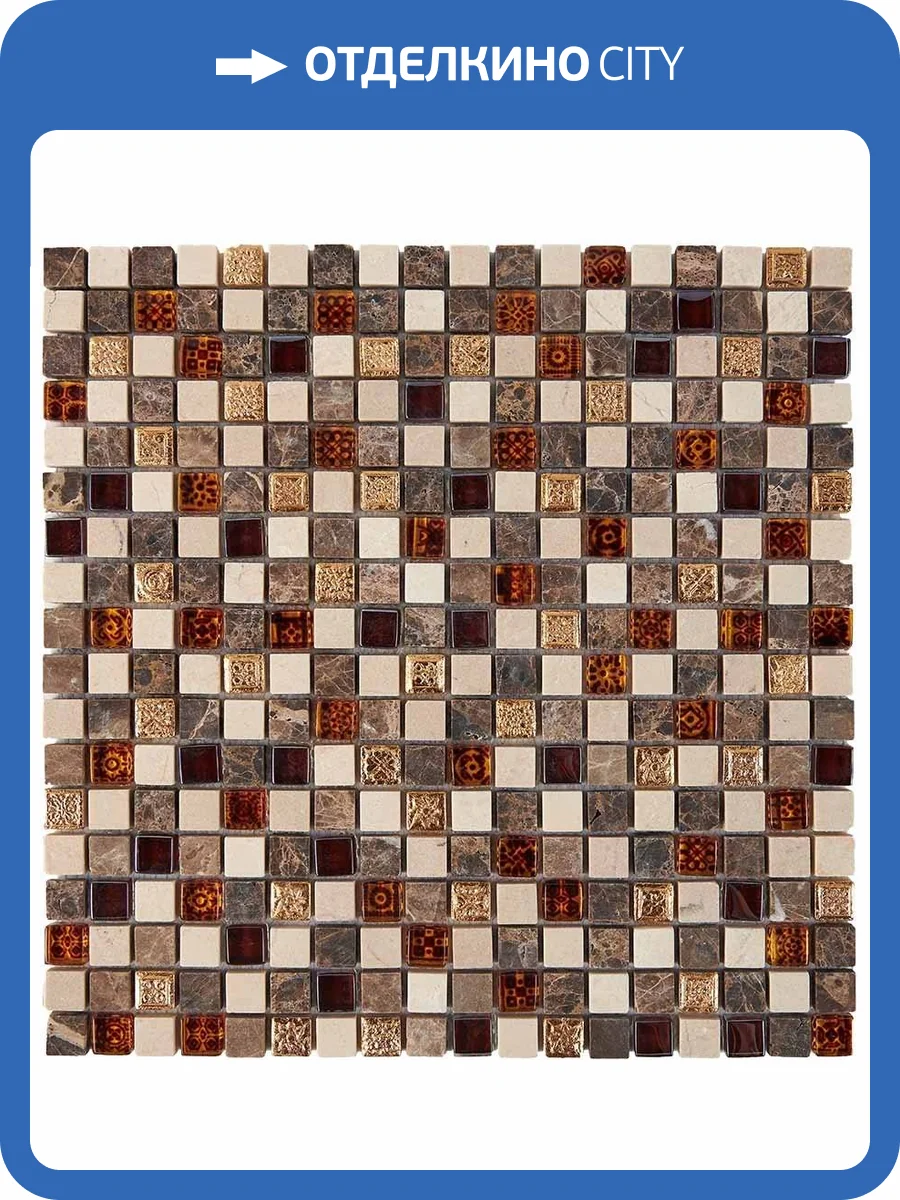 Мозаика Pixel Mosaic Металл PIX721 (1.5x1.5) 30x30 фото 2